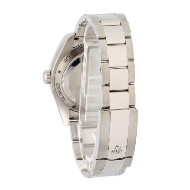 Pre-owned Rolex Milgauss Green Anniversary 116400V - 3