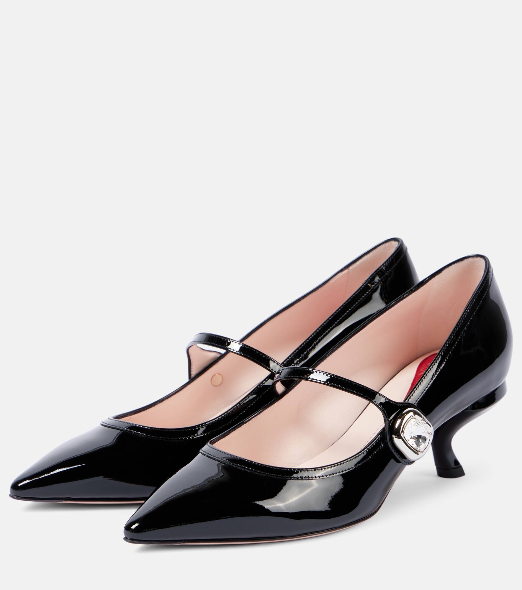 Virgule Babies patent leather Mary Jane pumps - 5