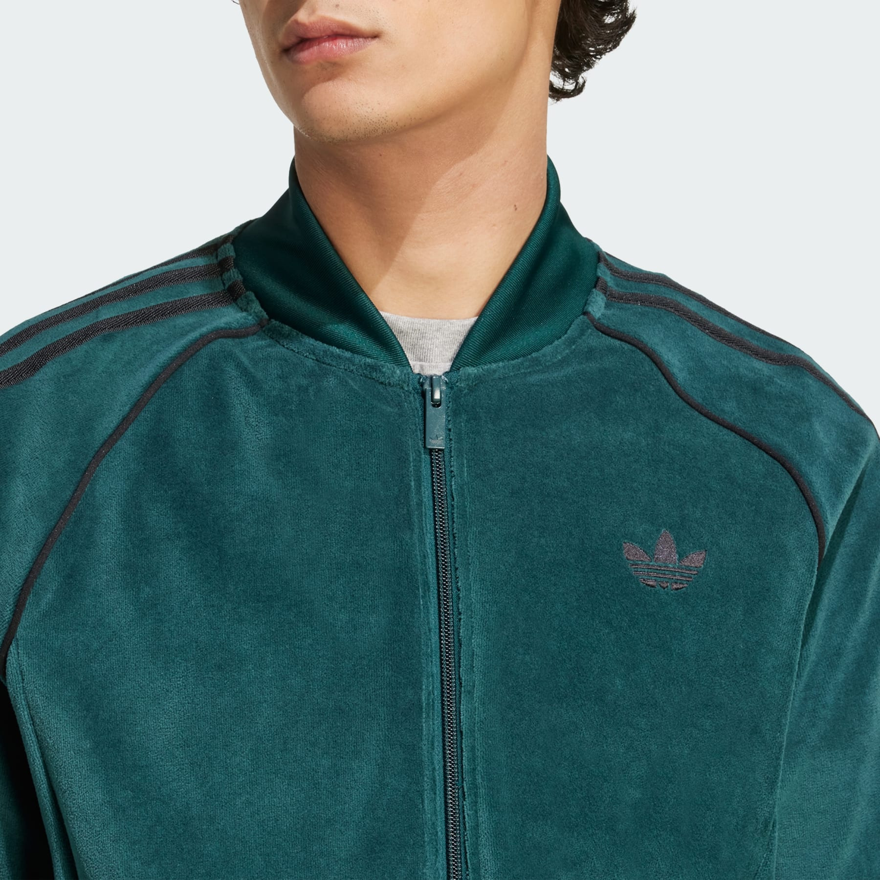 SST Adicolor Velour Track Top - 6
