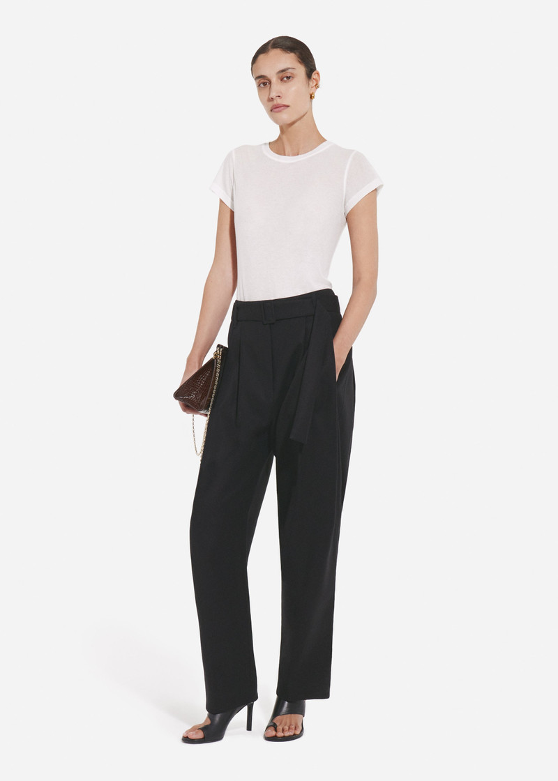 CO Belted Pleated Pant in Cotton outlook