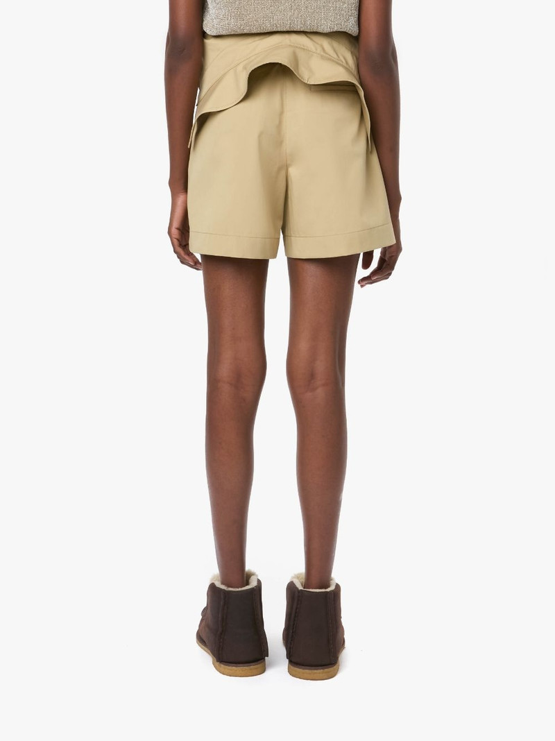 FOLD OVER TRENCH SHORTS 3