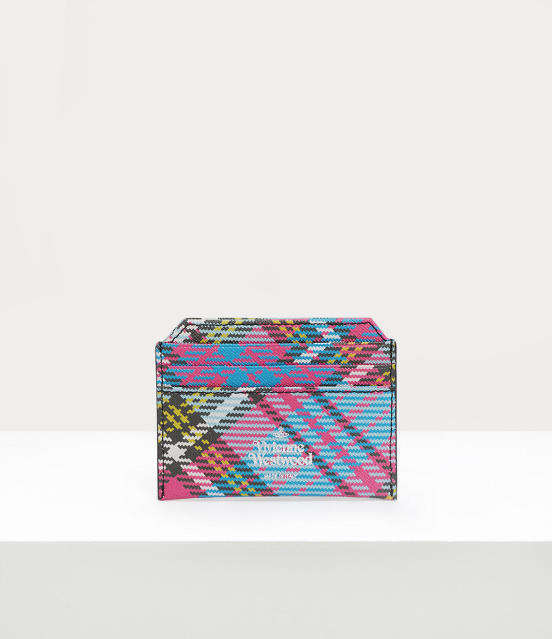 Vivienne Westwood BIOGREEN SAFFIANO PRINTED SLIM CARD HOLDER outlook