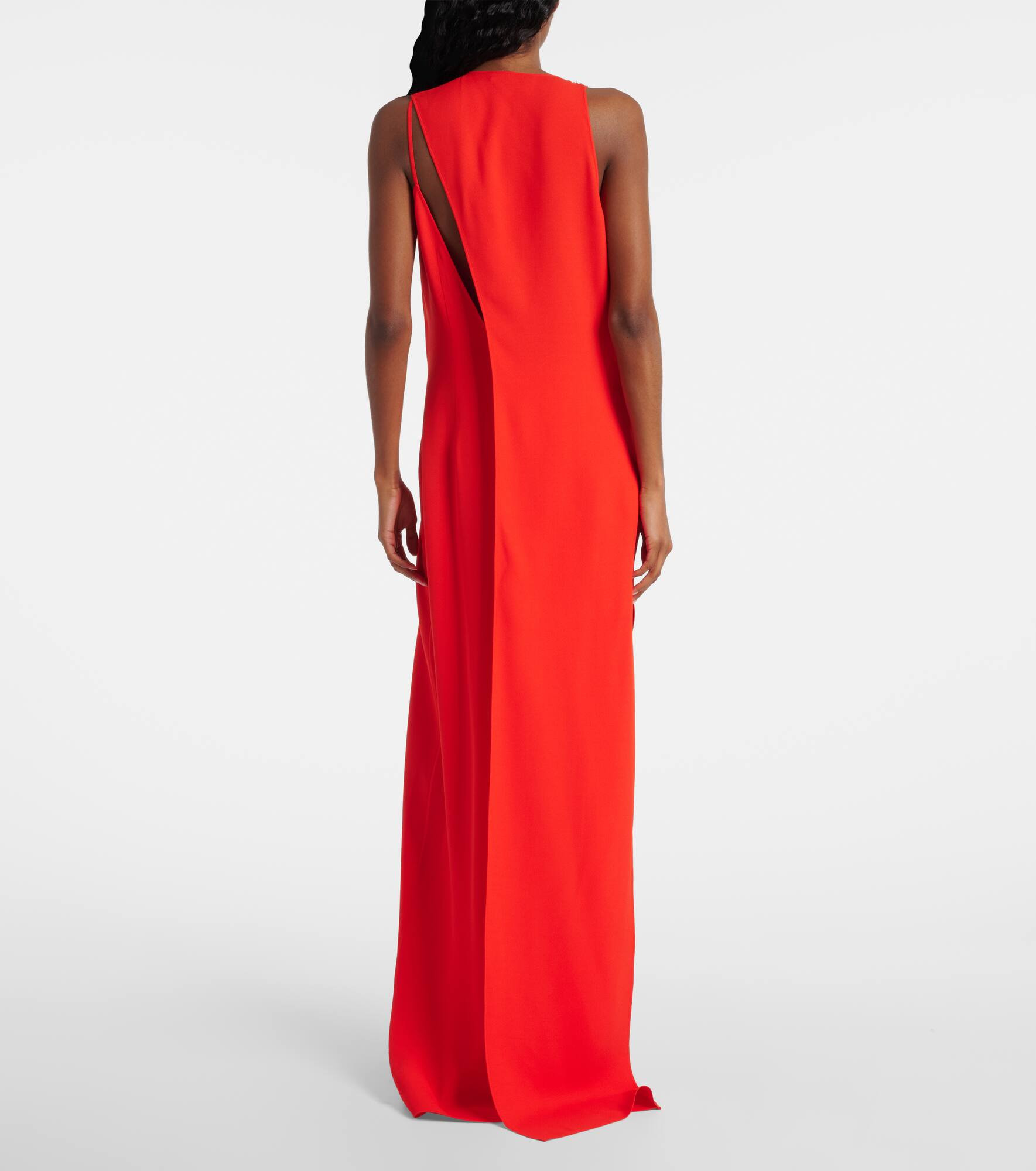 GG crystal-embellished crêpe gown - 3