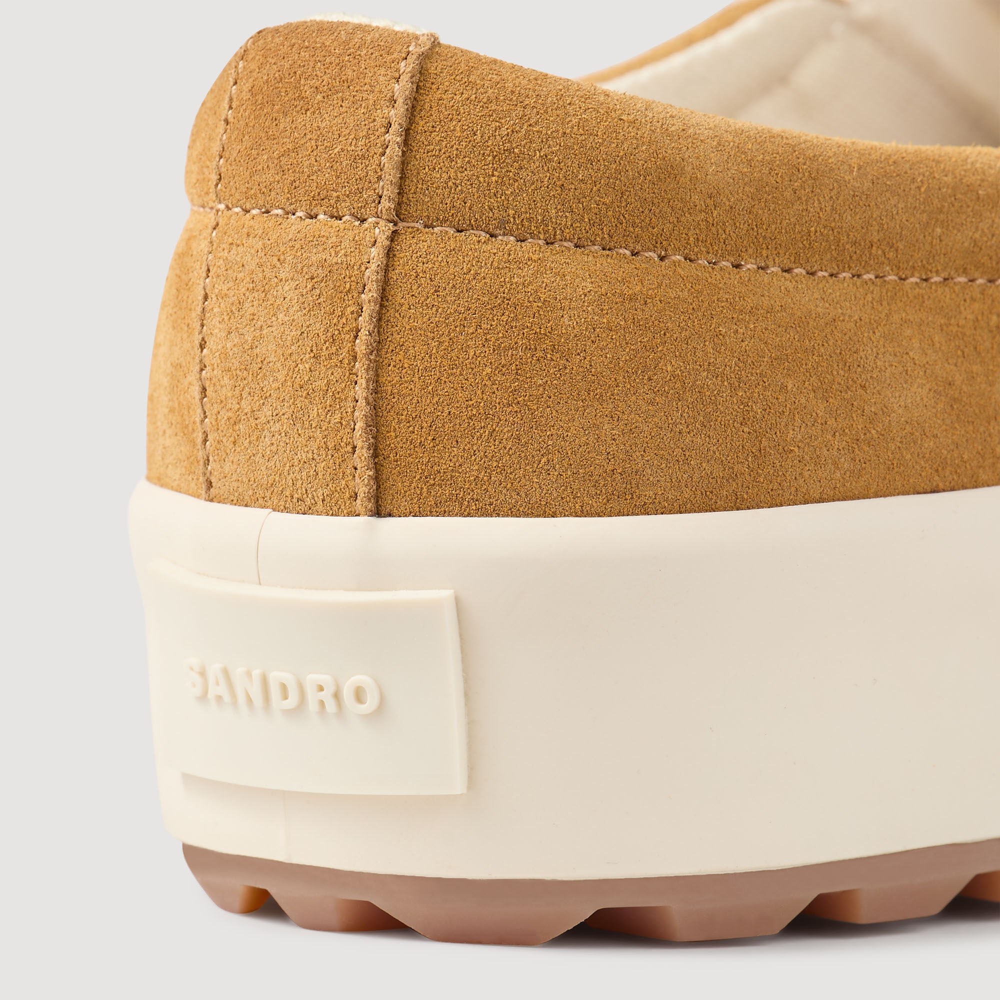 SPLIT LEATHER SLIP-ONS - 4
