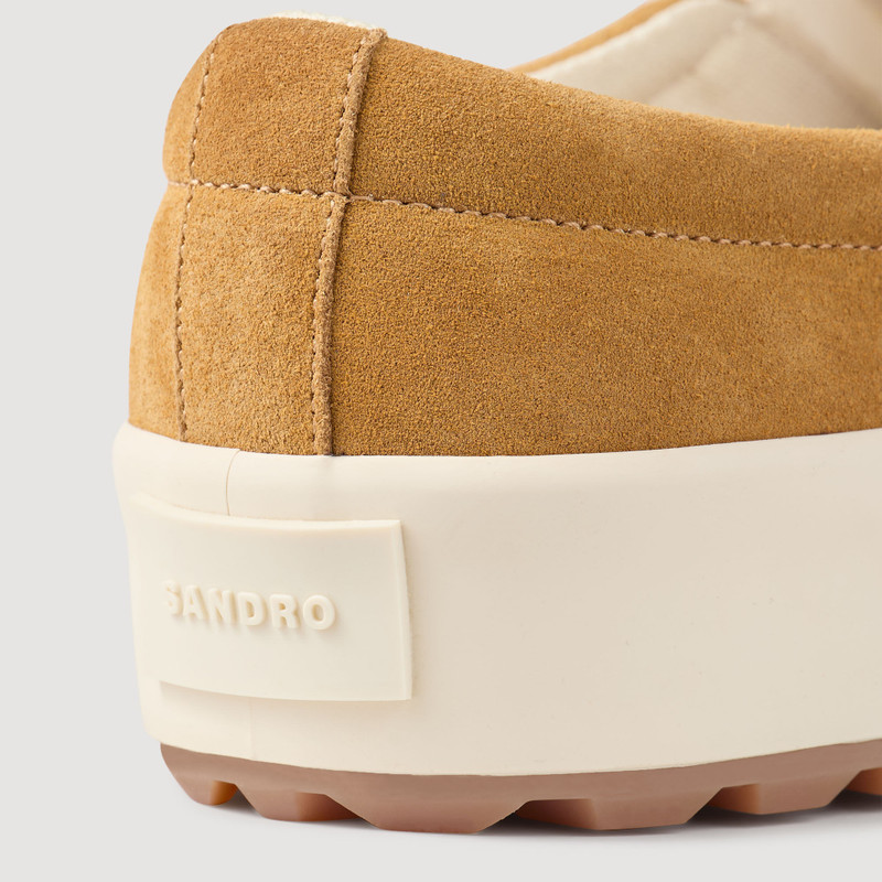 SPLIT LEATHER SLIP-ONS 4