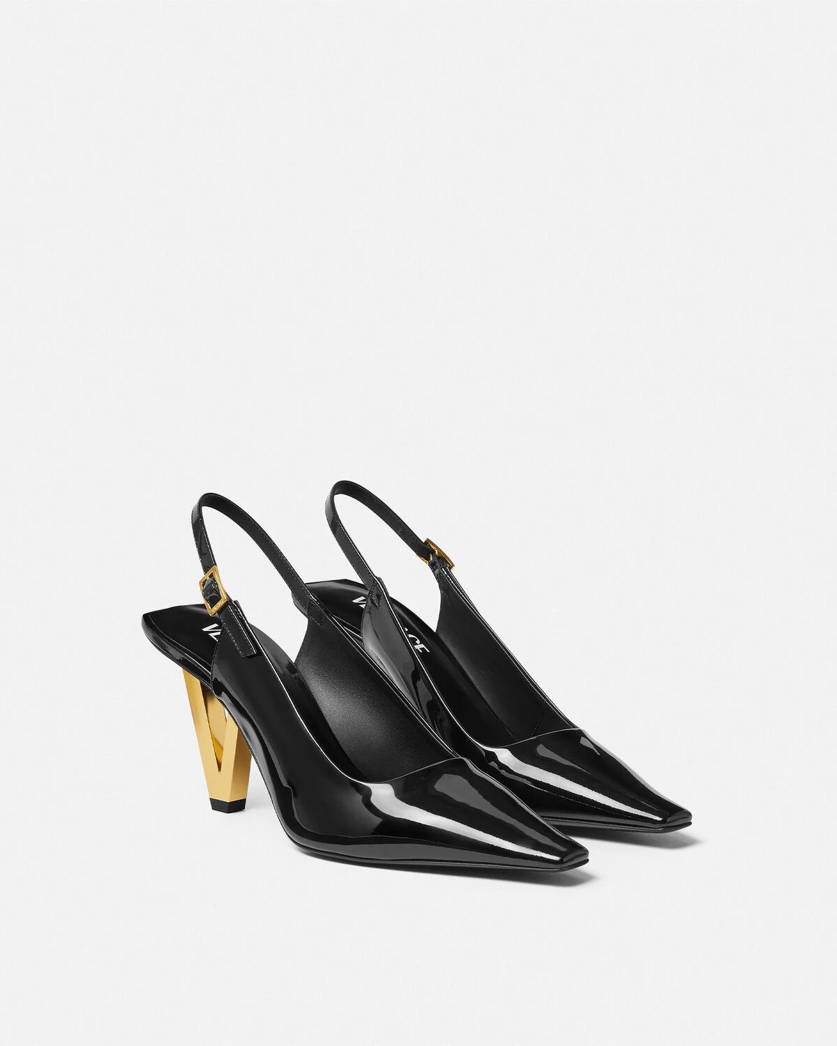 V2025 Patent Slingback Pumps 85 mm - 2