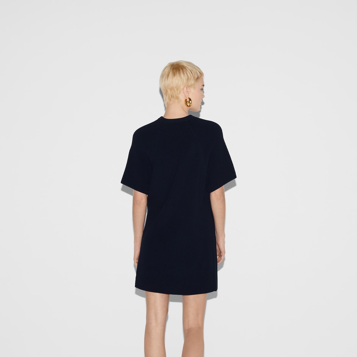 Chunky rib cotton dress - 4