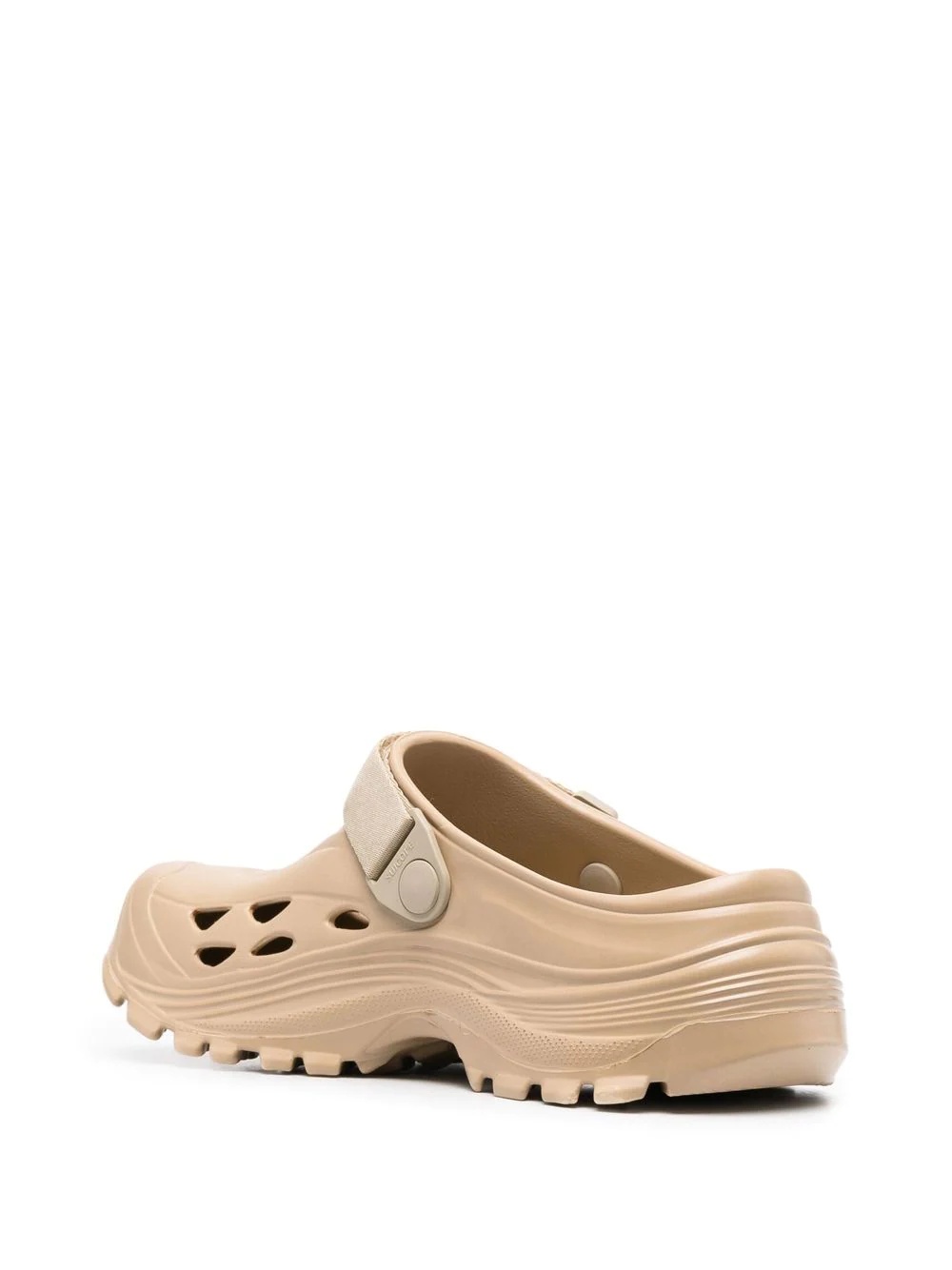 perforated touch-strap clogs - 6
