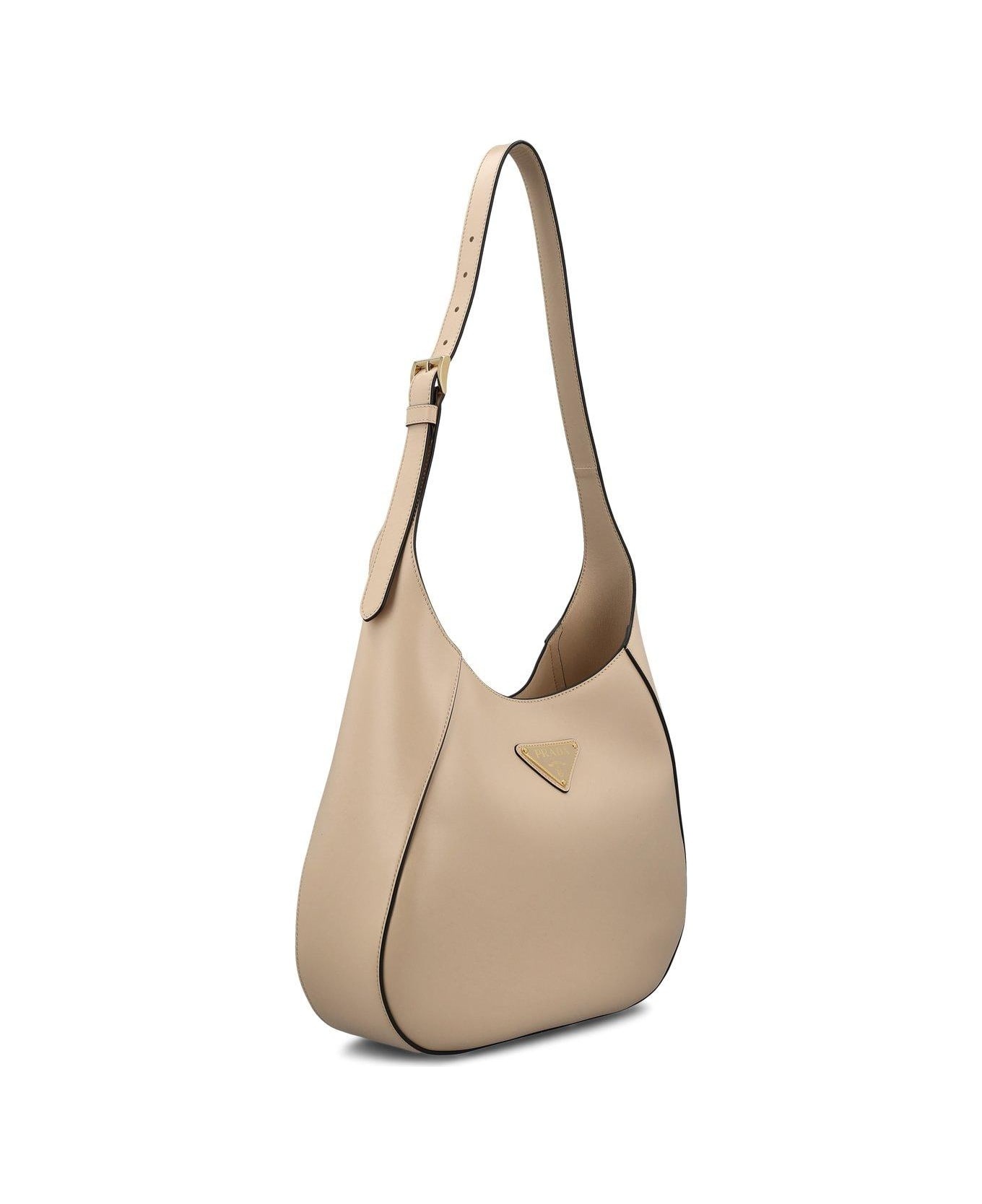 Logo Plaque Medium Hobo Bag - 3