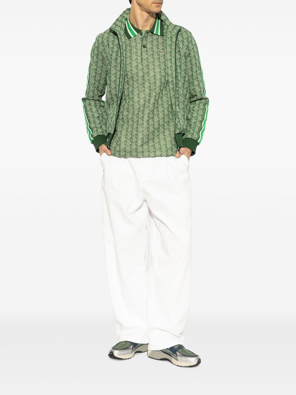 patterned-jacquard polo shirt - 2