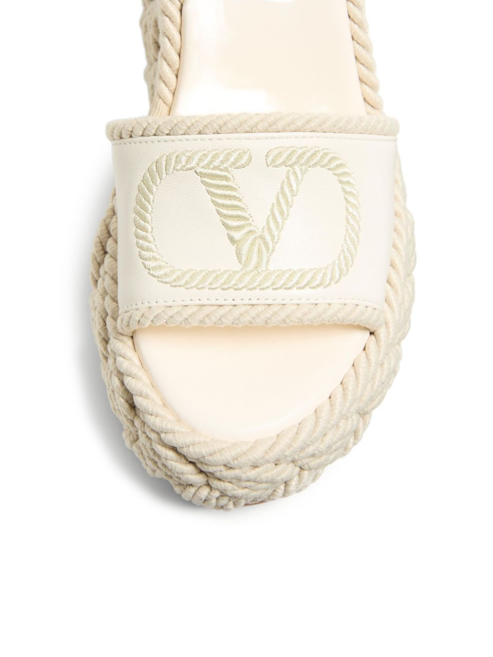 130mm VLogo Torchon wedge espadrilles - 5