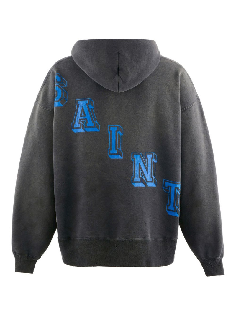 SAINT M×××××× graphic hoodie outlook