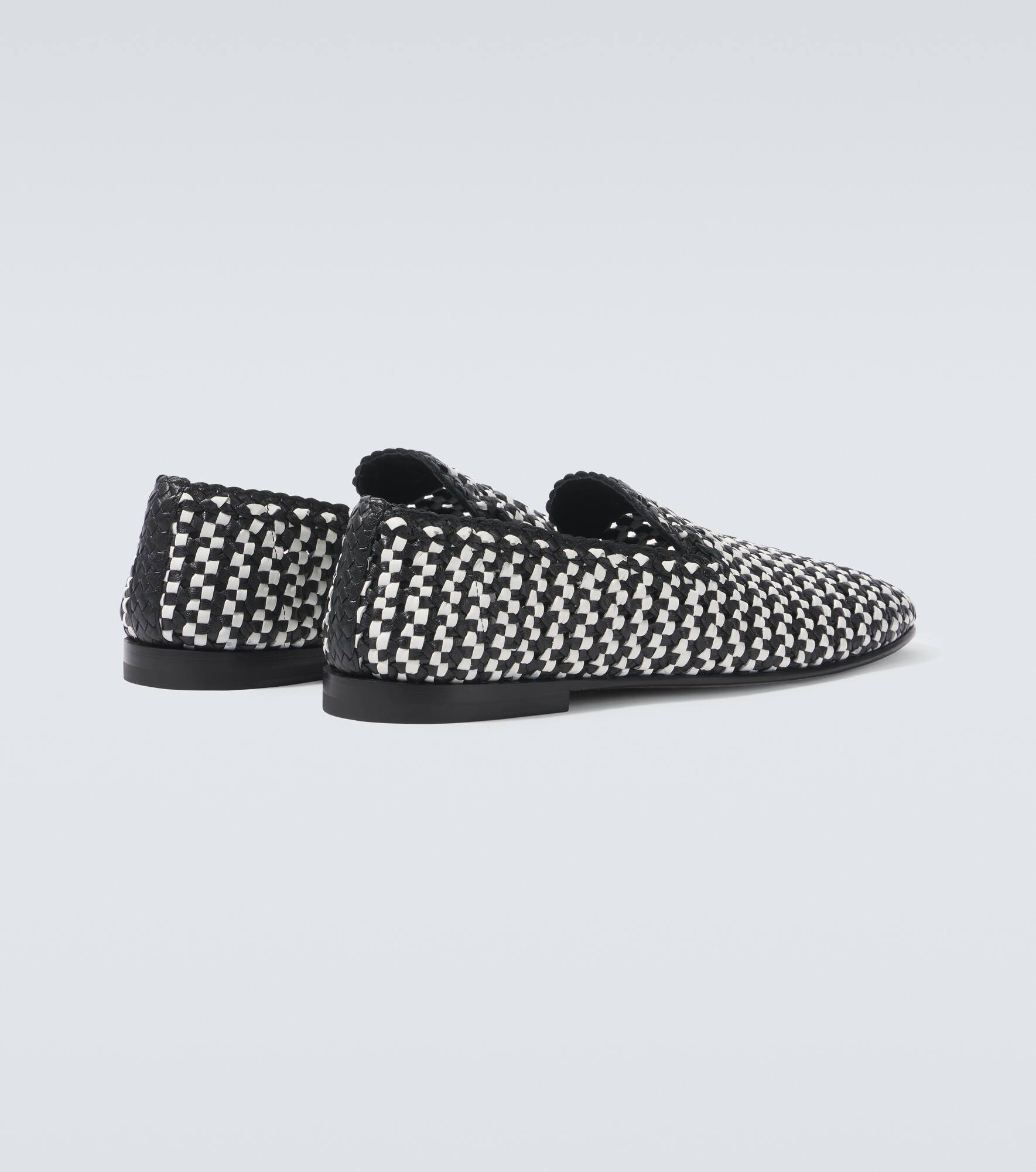 Formale woven leather loafers - 6