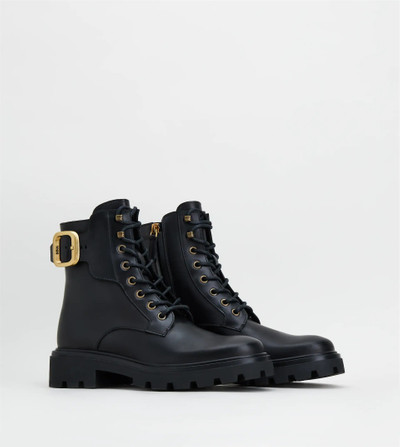 Tod's BOOTS IN LEATHER - BLACK outlook