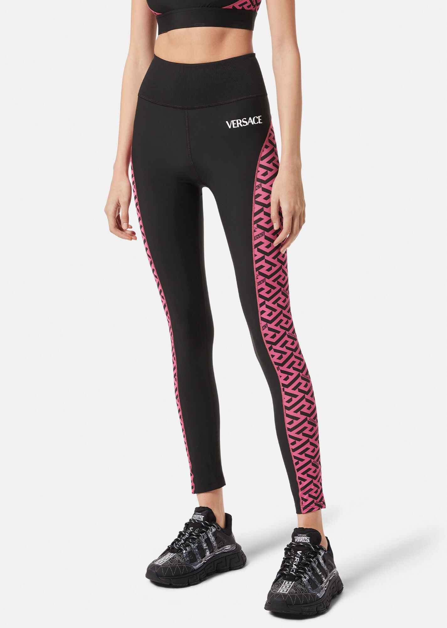 Greca Signature Accent Gym Leggings - 3