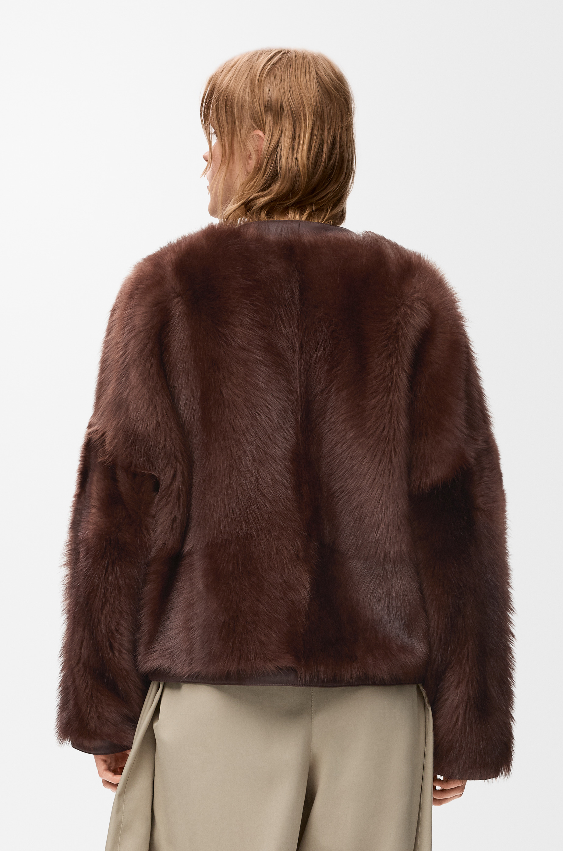 Cardigan in shearling - 4