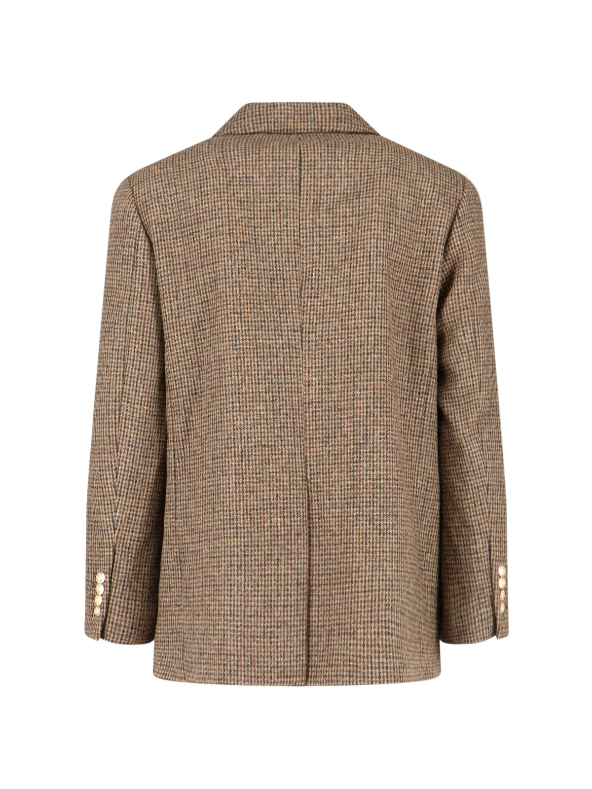 SINGLE-BREASTED WOOL BLEND BLAZER - 2