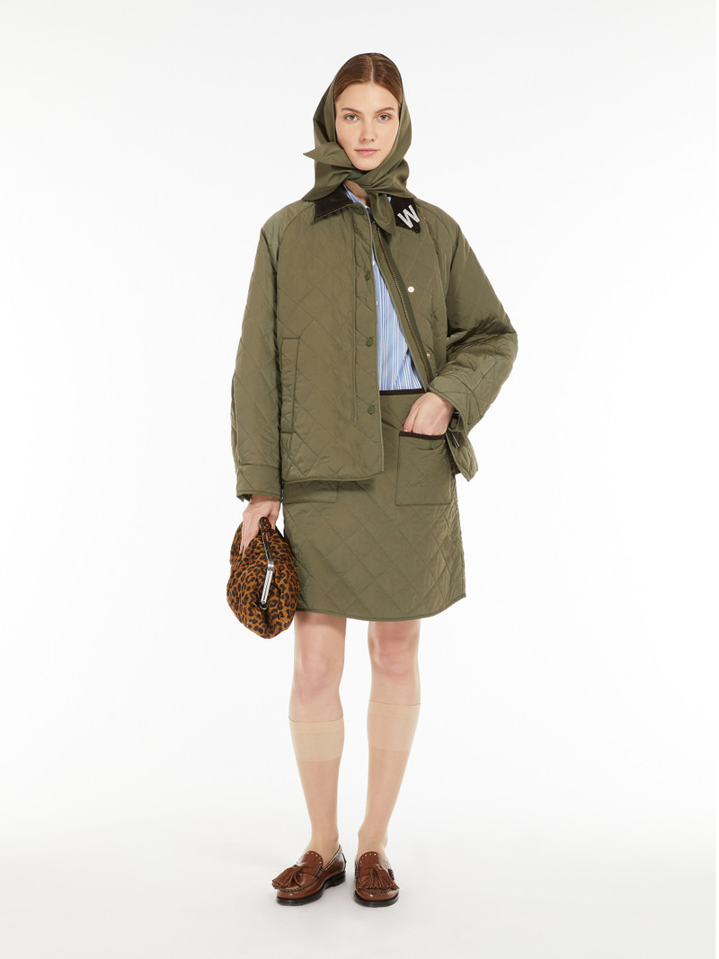 WEEKEND Max Mara ERBA Short skirt in quilted cotton outlook