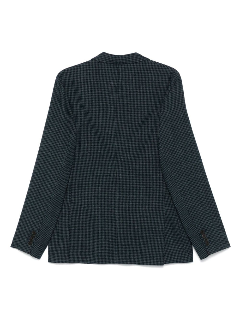 checkered blazer - 2