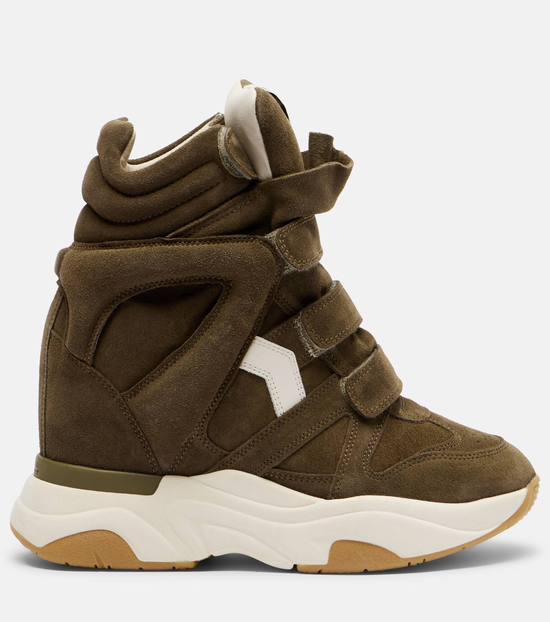 Balskee suede high-top platform sneakers - 4