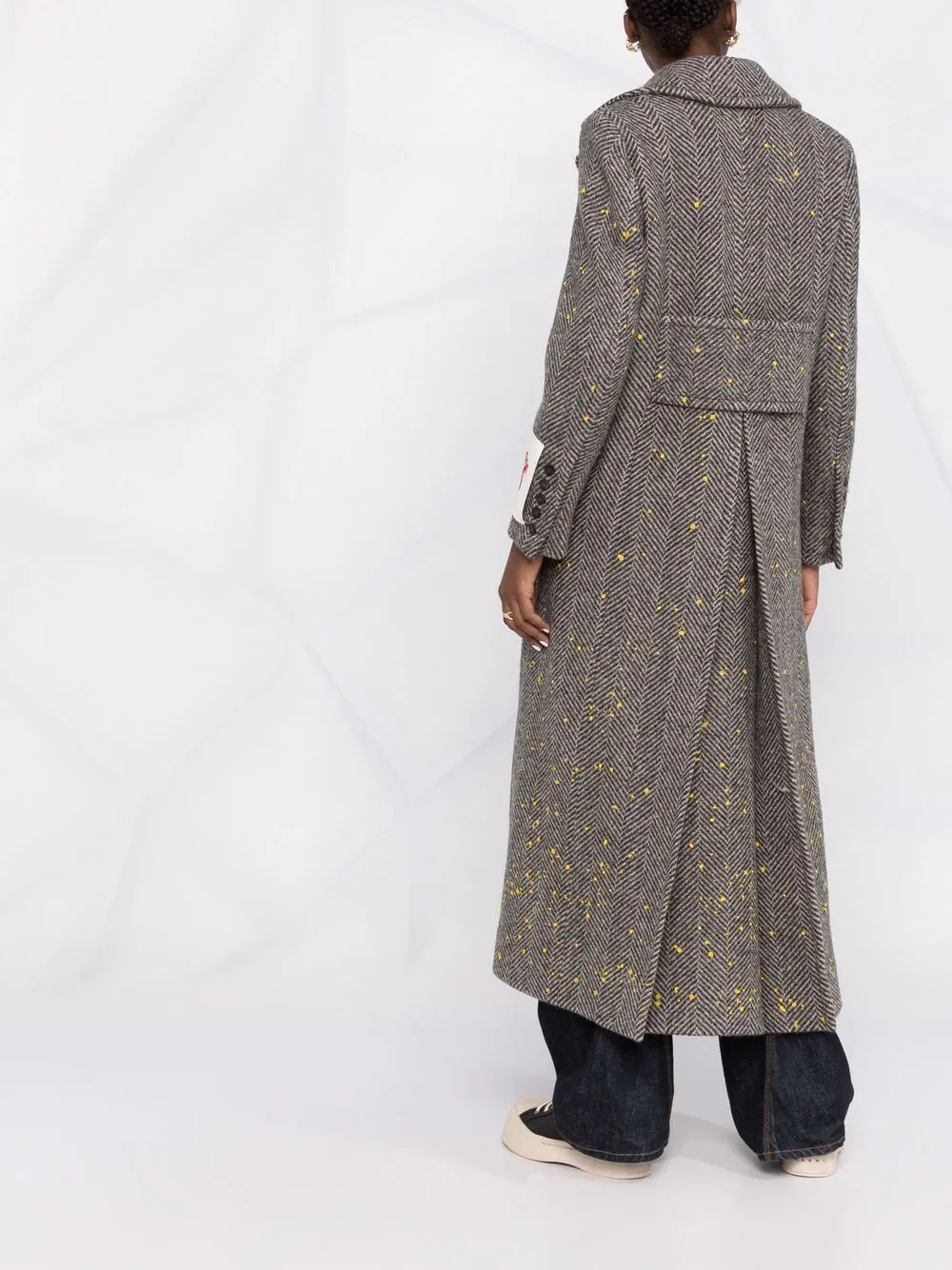 Berhen long herringbone coat - 4
