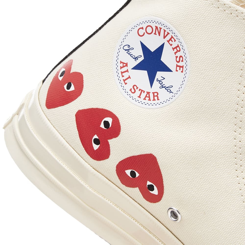 Comme des Garcons Play x Converse Chuck Taylor Multi Heart 1970s Hi - 4