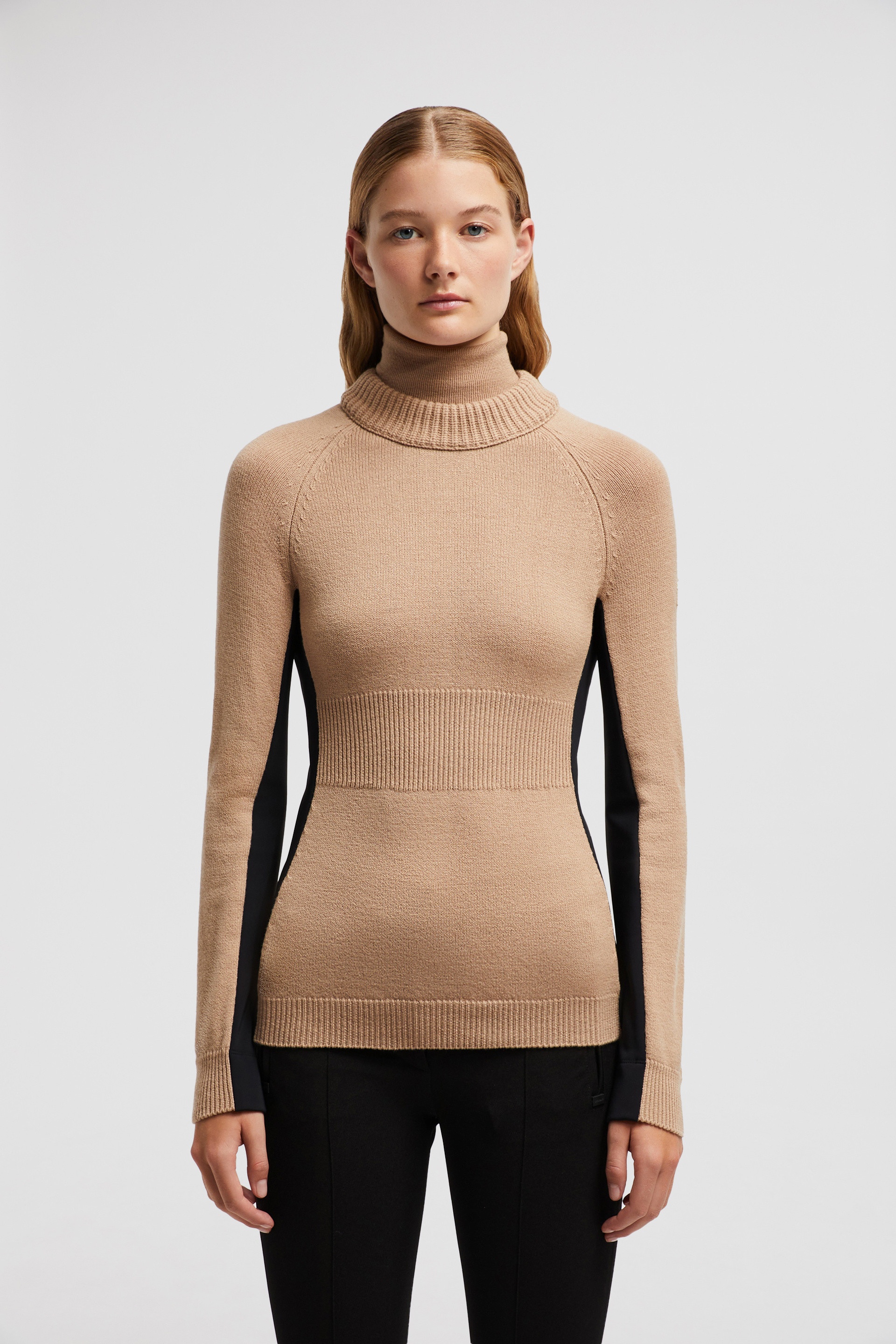 Wool & Fleece Turtleneck Sweater - 3