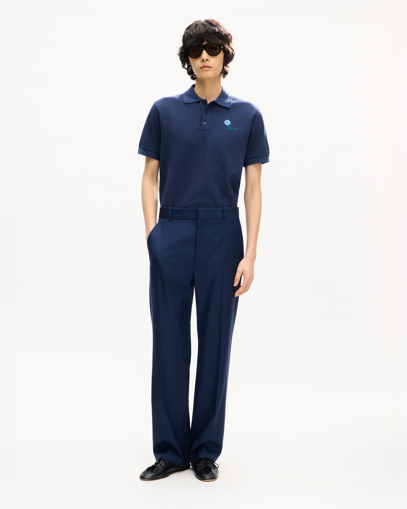 KENZO Straight tailored pants in virgin wool outlook