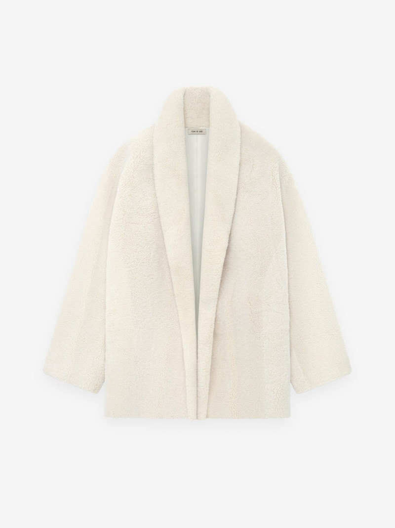 Sherpa Shawl Collar Jacket 1