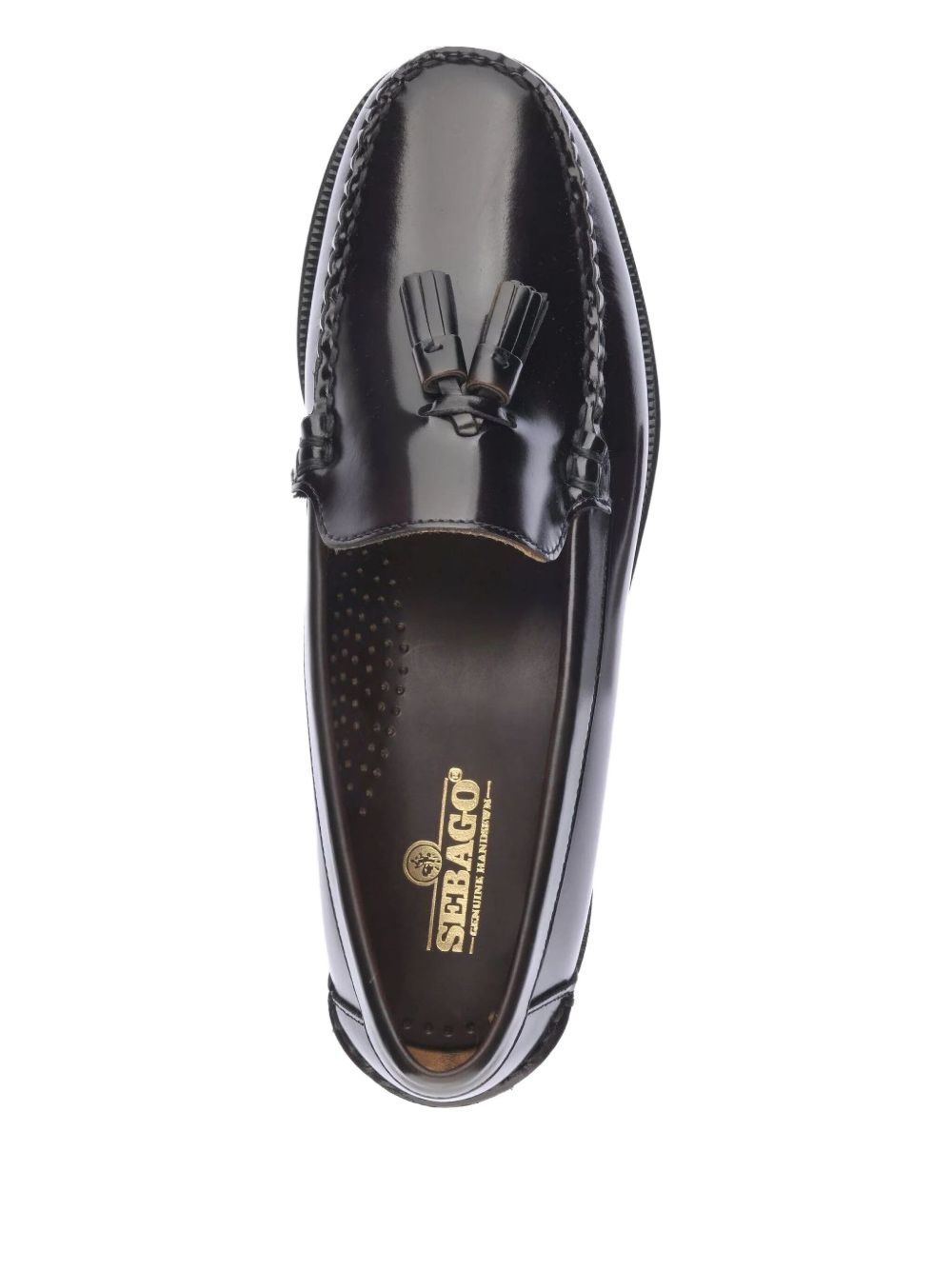tassel leather loafers - 3