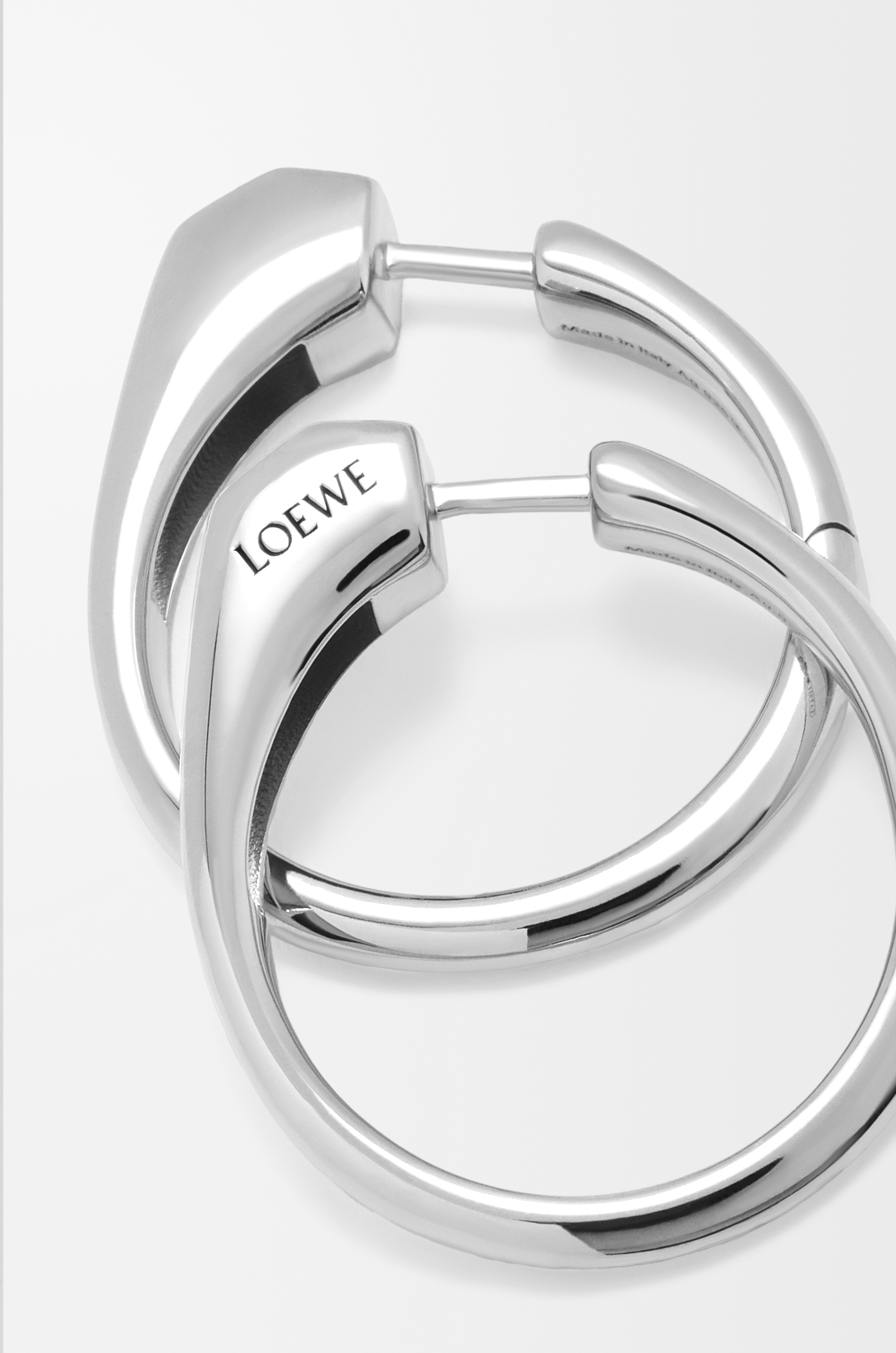 Stirrup earrings in sterling silver - 2