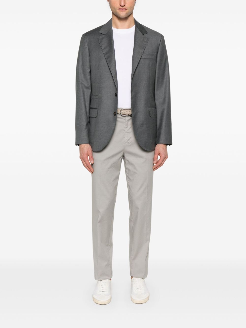 pleated tapered trousers - 2