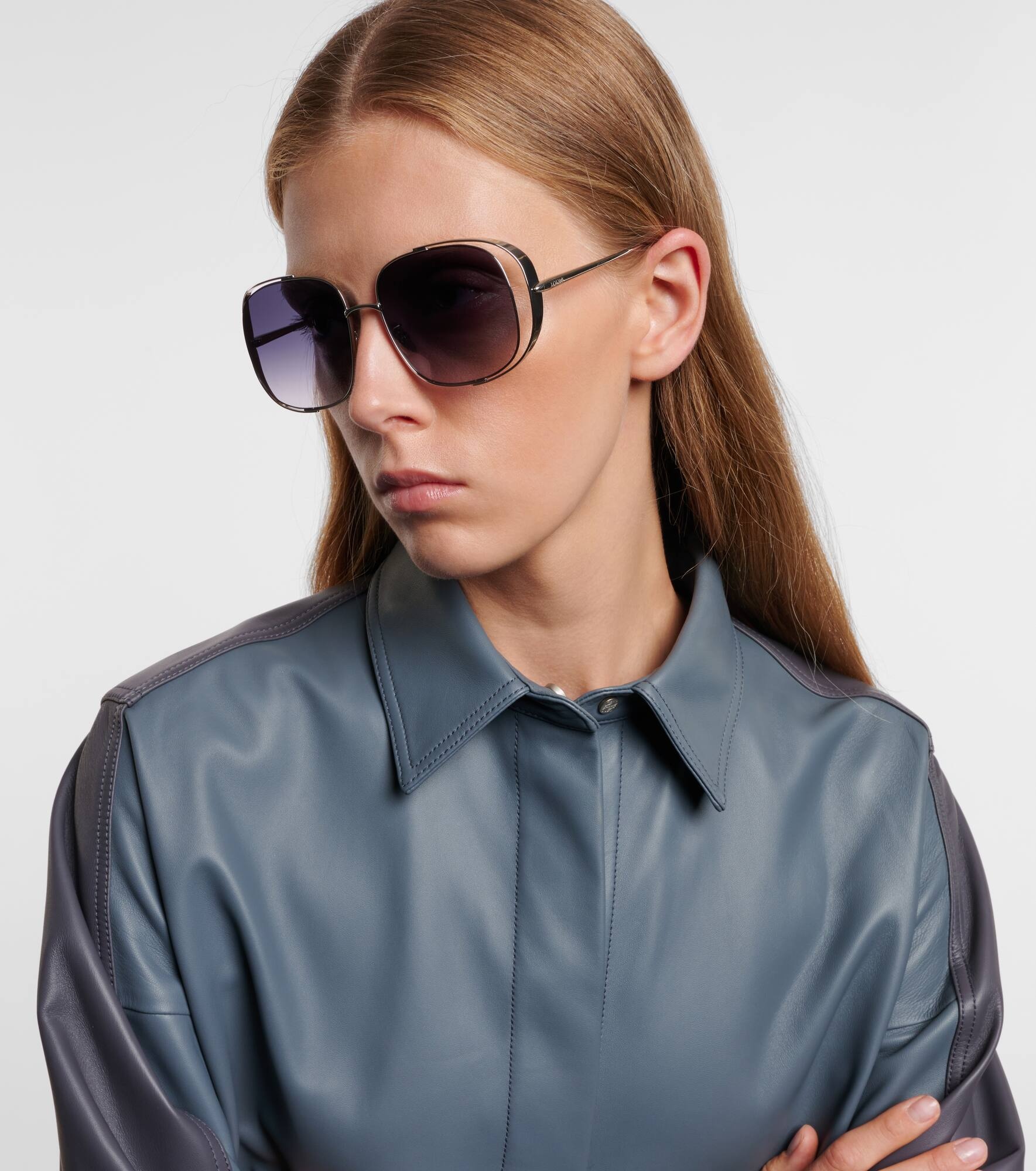 Cutout square sunglasses - 6