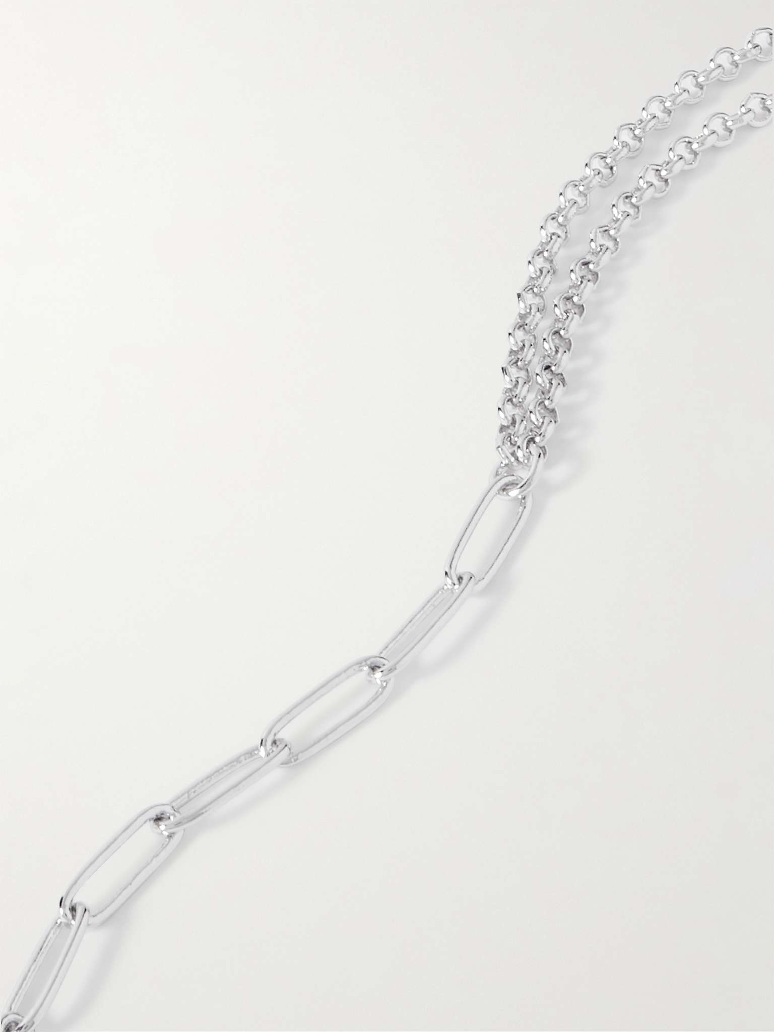 Silver-Tone Chain Necklace - 4