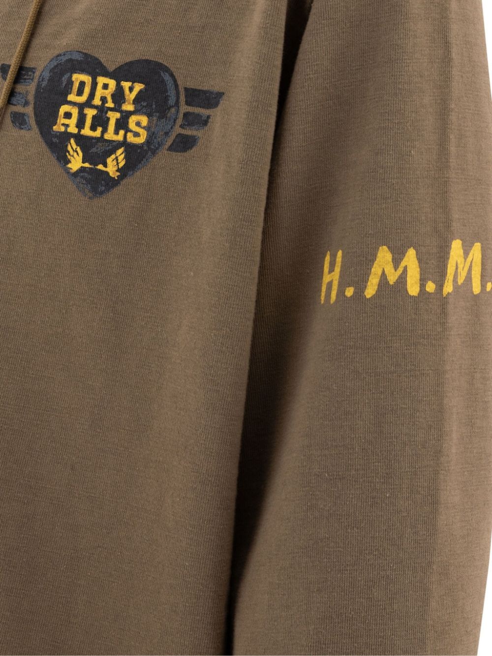 lace-up hoodie - 4