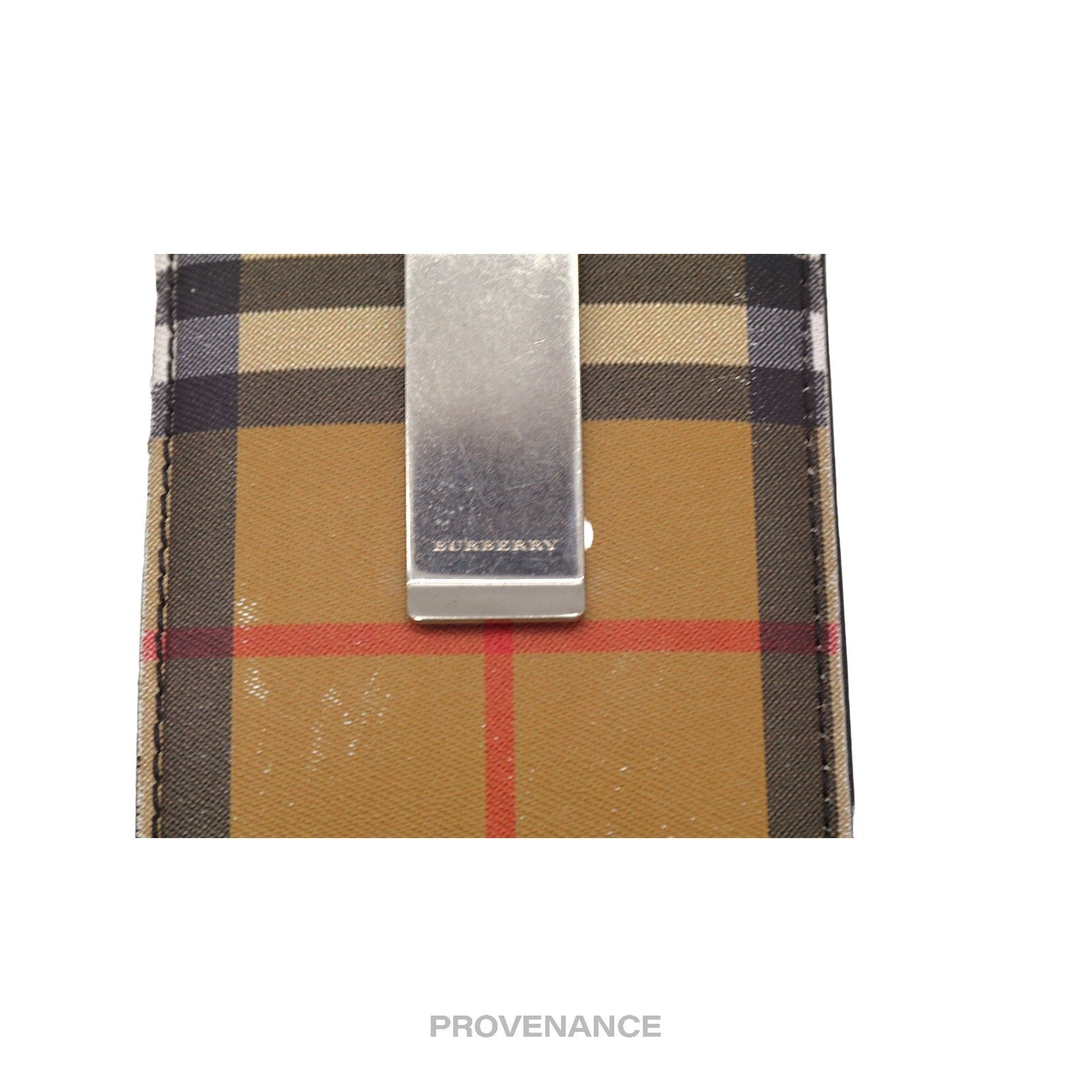 Burberry Money Clip Card Wallet - Nova Check Black - 5