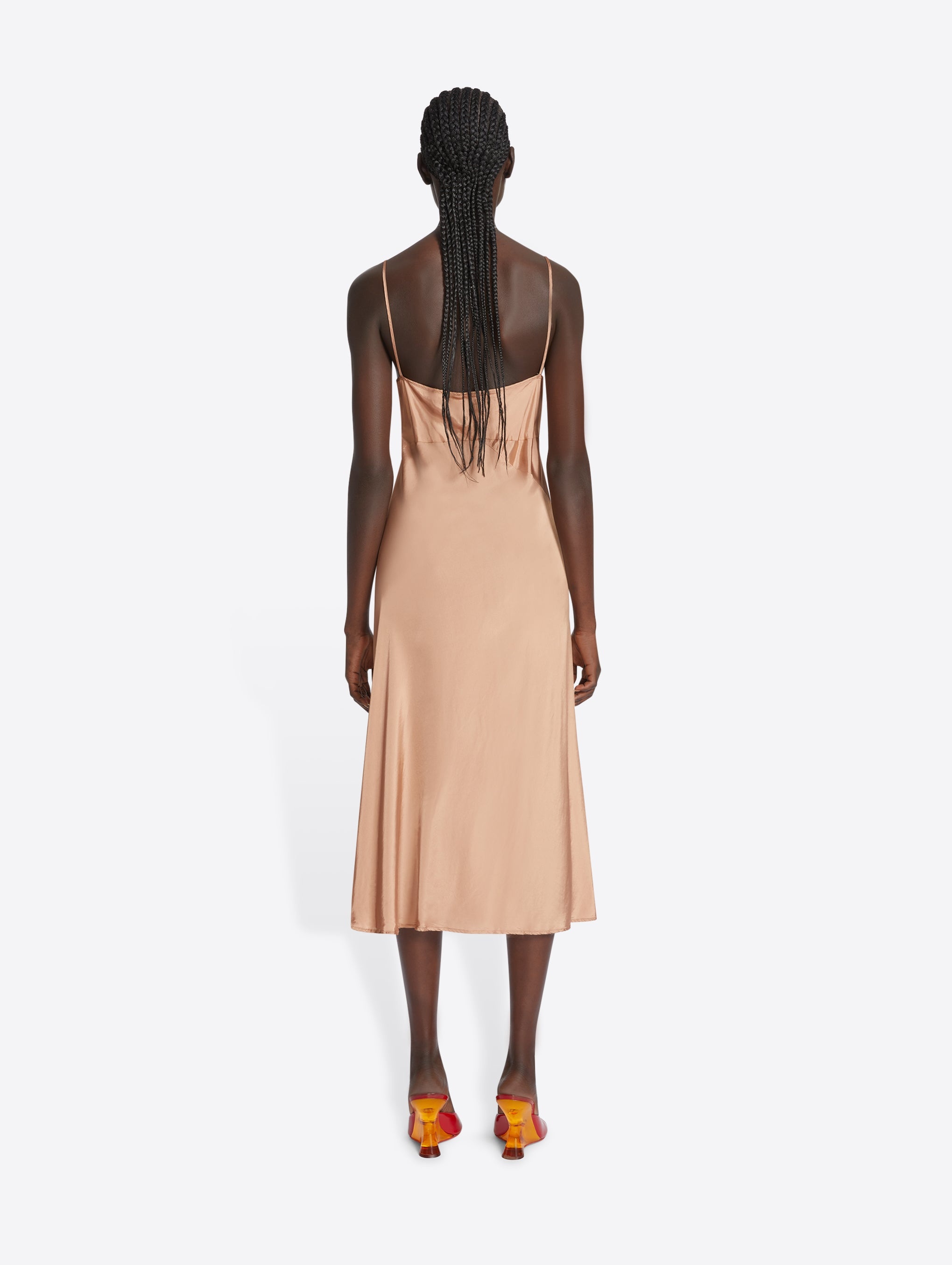 VISCOSE SLIP DRESS - 4