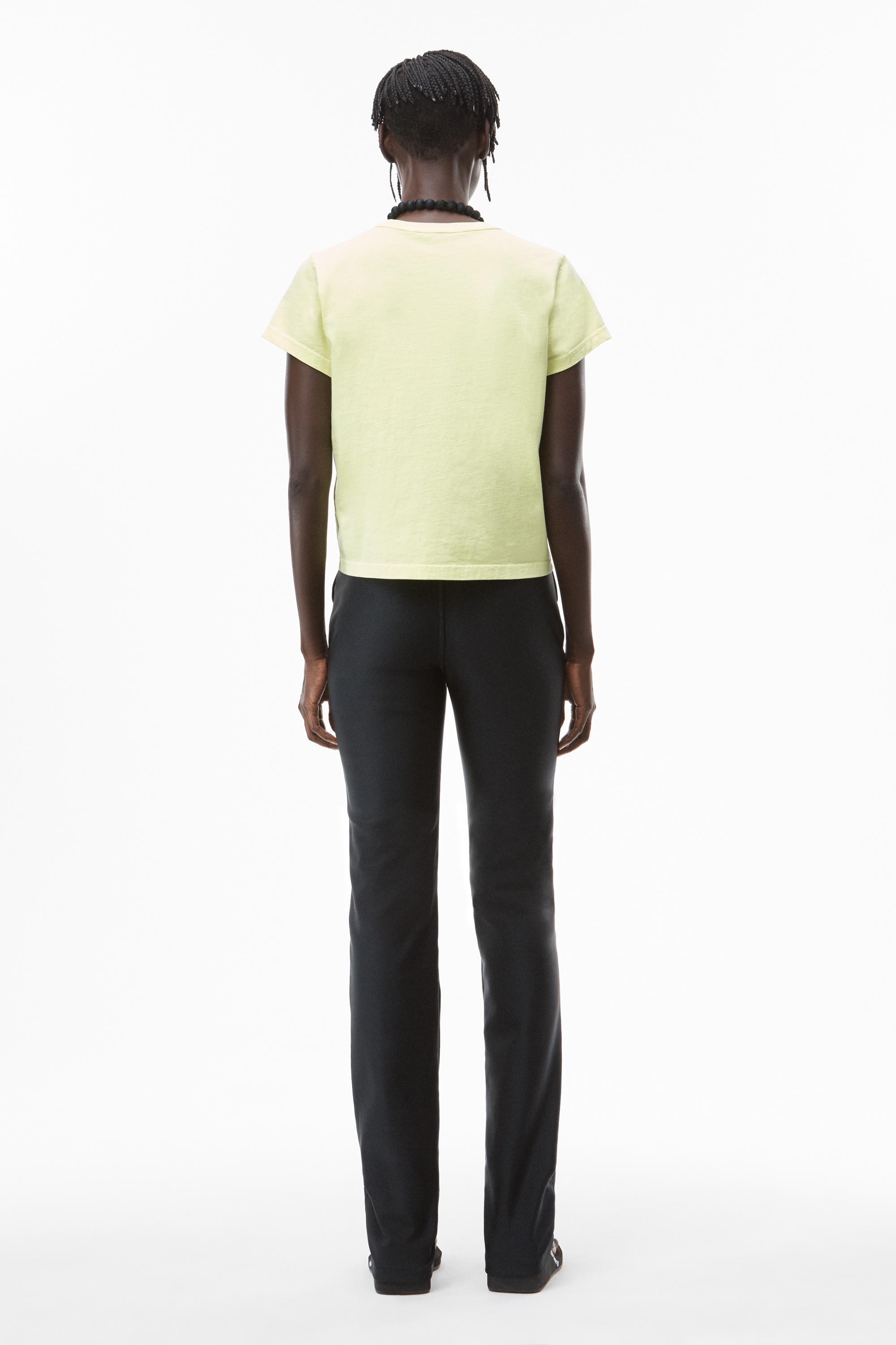 SHRUNKEN TEE IN STRUCTURED JERSEY - 4