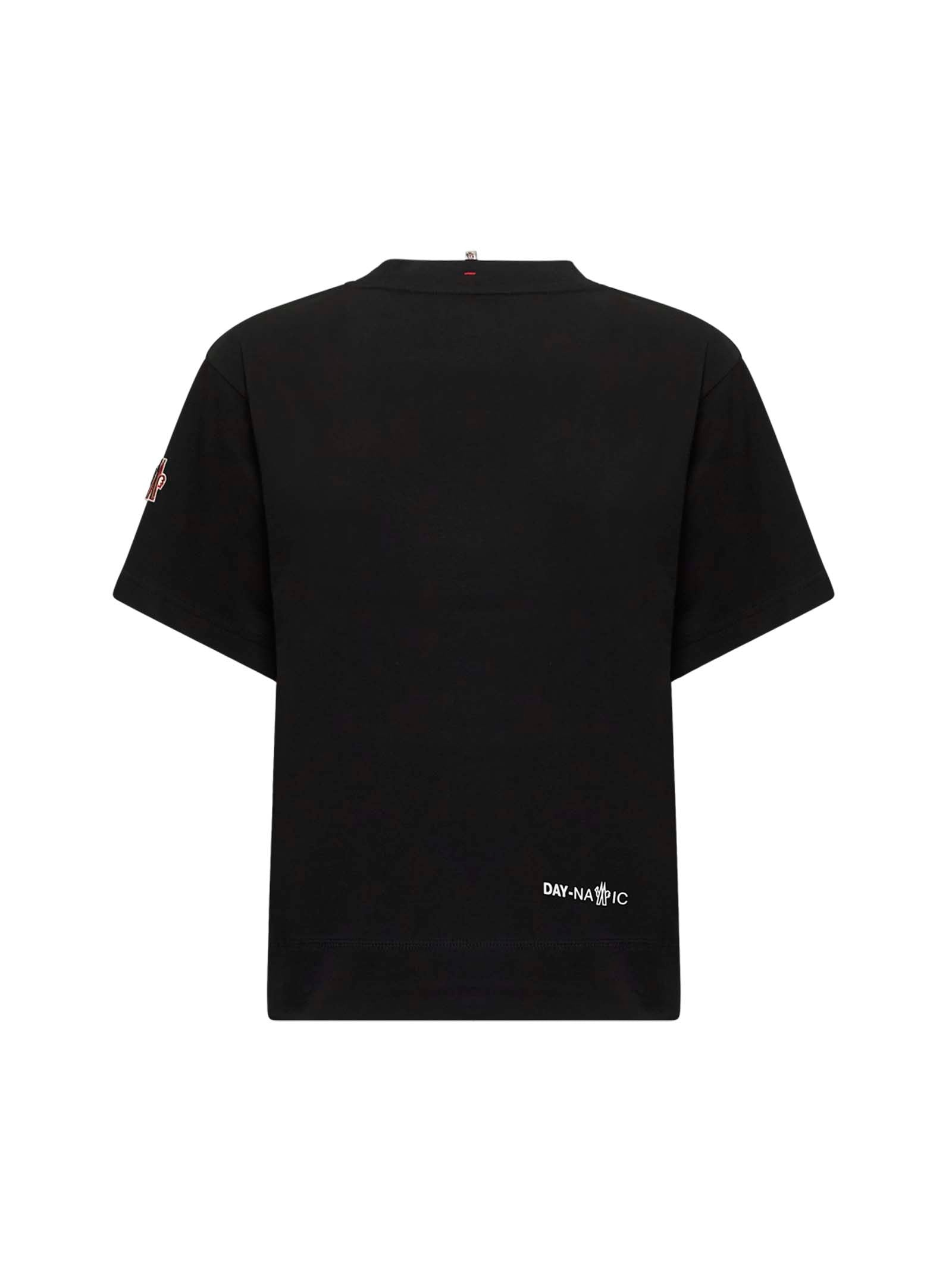 Black cotton logo T-shirt - 2