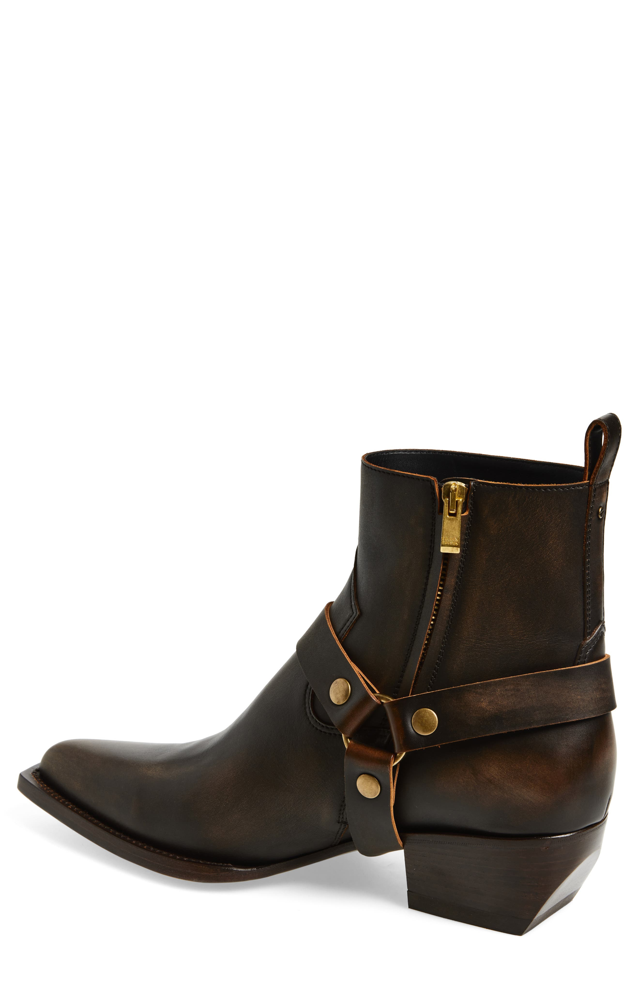 Golden Goose Debbie Harness Boot in Dark Brown/Beige at Nordstrom - 2