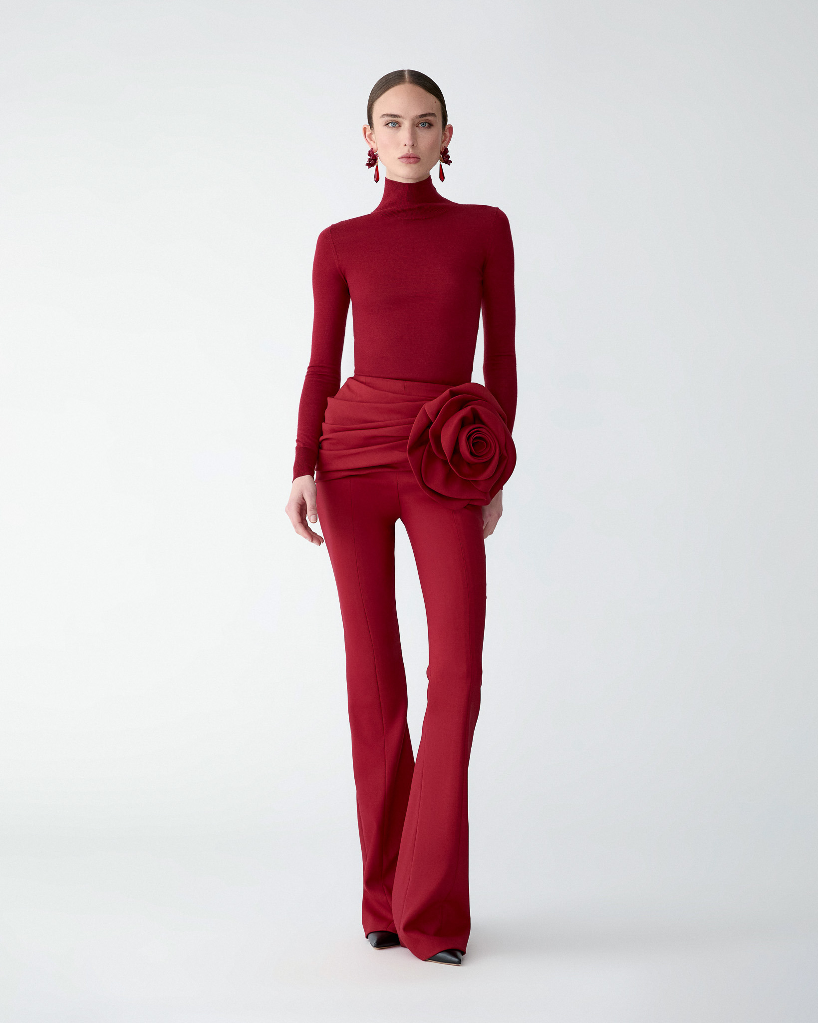 Merino-Silk Turtleneck Sweater - 4