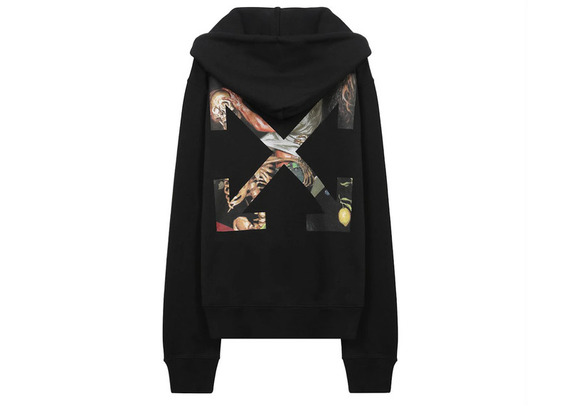 Off-White OFF-WHITE Pascal Arrows Zip Up Sweatshirt Black outlook