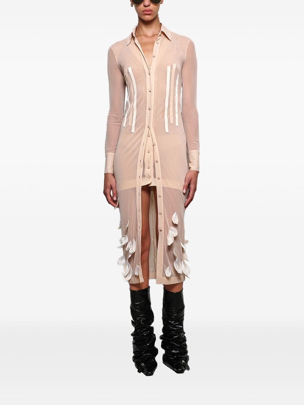 long sleeve dress - 3