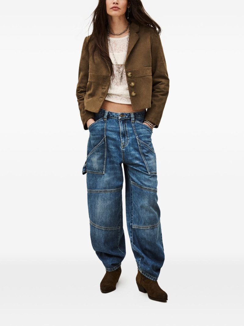 ba&sh Morfeo buttoned jacket outlook