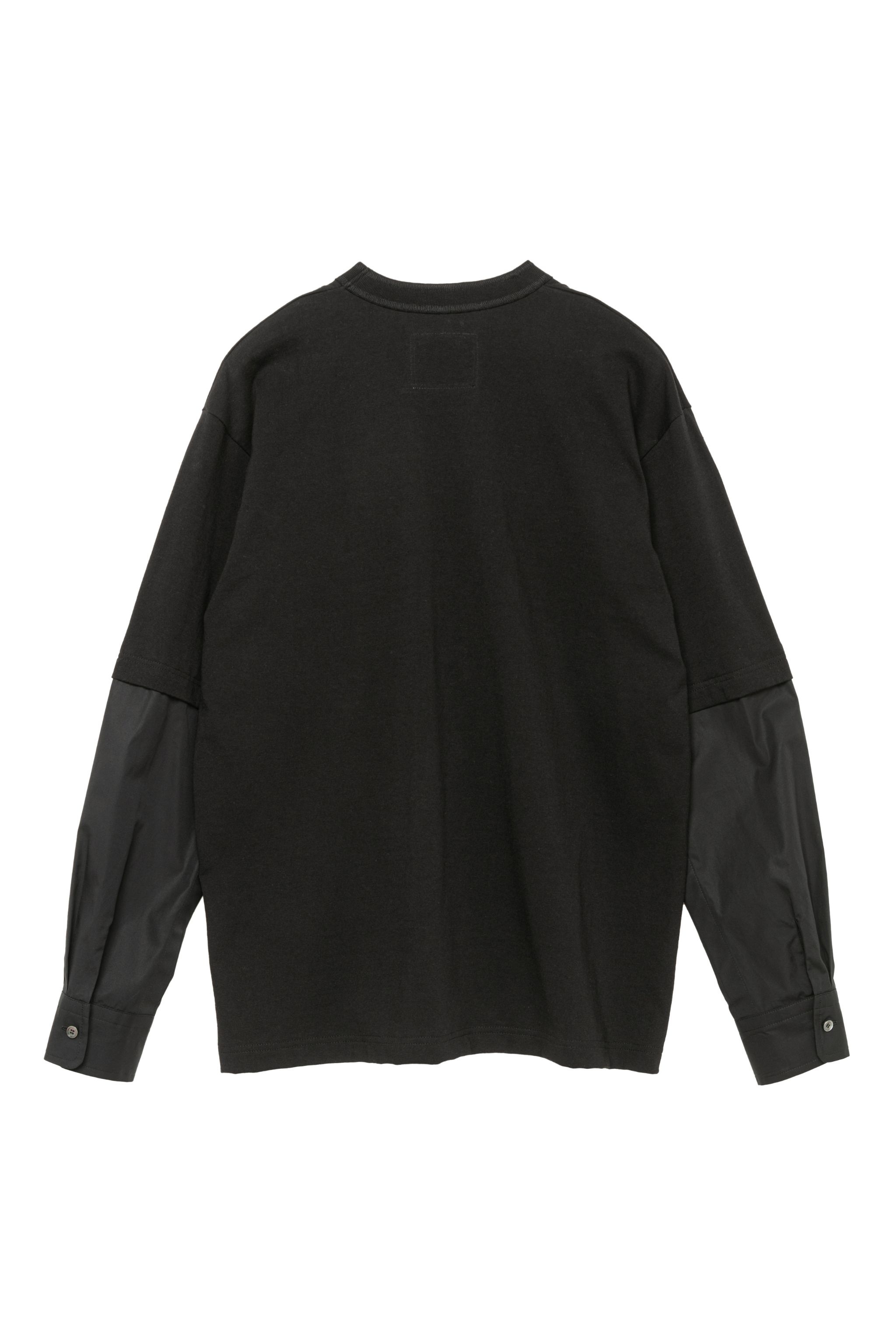 Thomas Mason Cotton Poplin x Cotton Jersey T-Shirt - 3