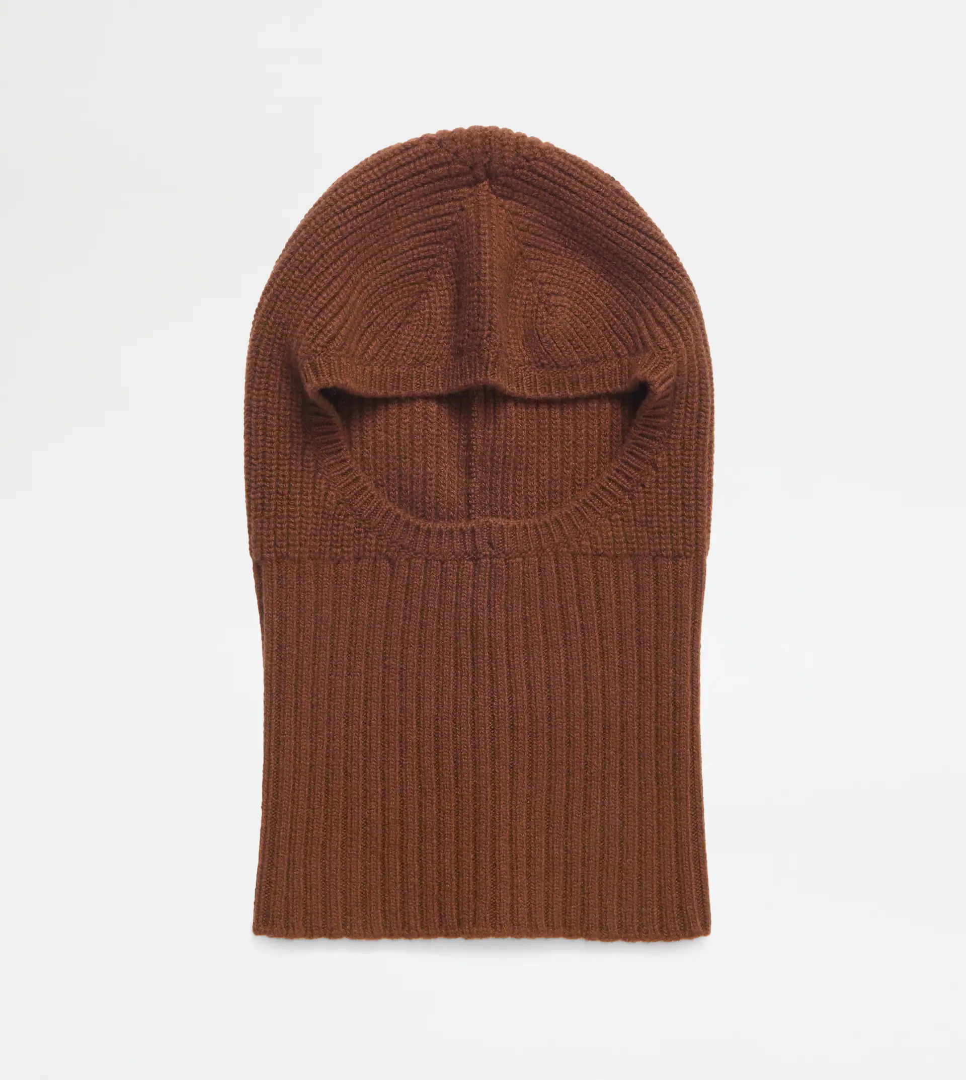 BALACLAVA IN CASHMERE BLEND - BROWN - 1