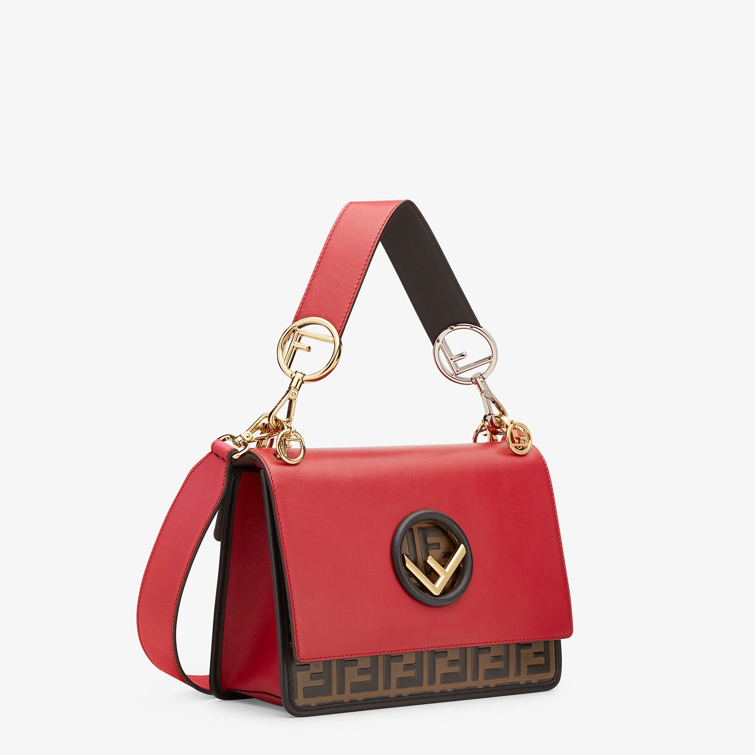 Red leather bag - 3