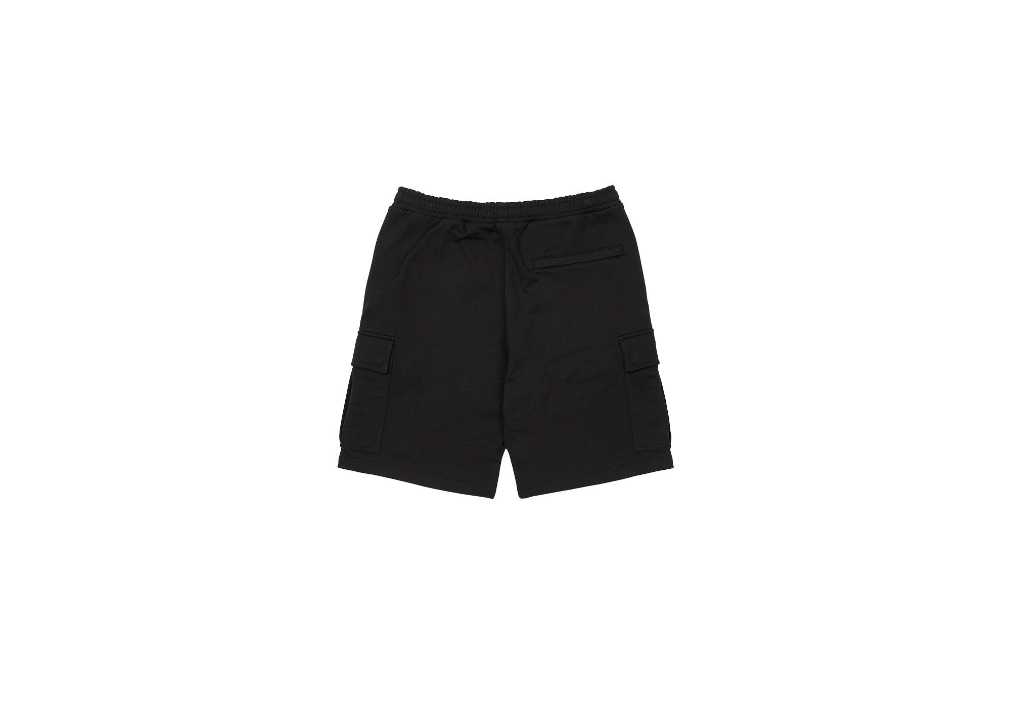 CARGO SWEAT SHORTS BLACK - 2