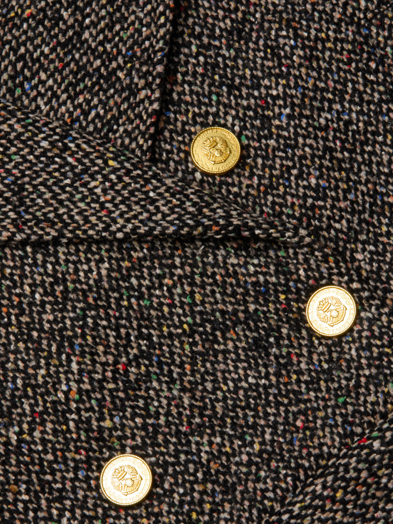 Xoey Cropped Tweed Trench 8