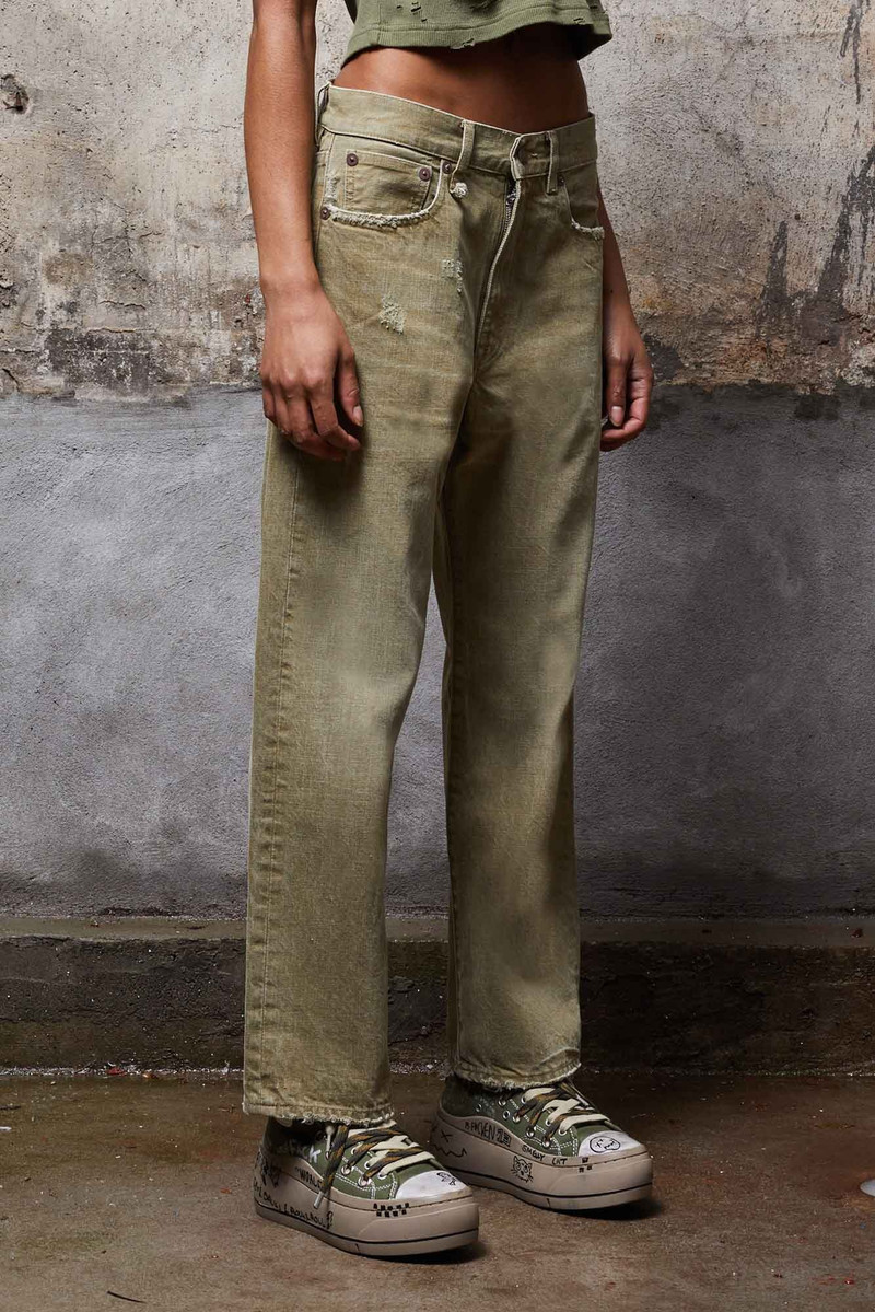 R13 BOYFRIEND JEAN - MOSS GREEN outlook